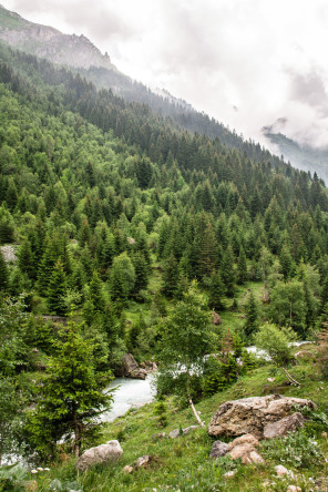 Sentier dans la vallée de Chavière (juin 2017)