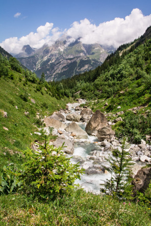 Sentier dans la vallée de Chavière (juin 2017)