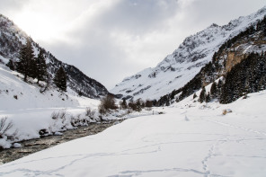 Randonnée de Pralognan aux Prioux – Partie entre le pont de Gerlon et Les Prioux (janvier 2021)