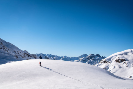 Randonnée du col de la Vanoise – Lac des Assiettes (janvier 2022)