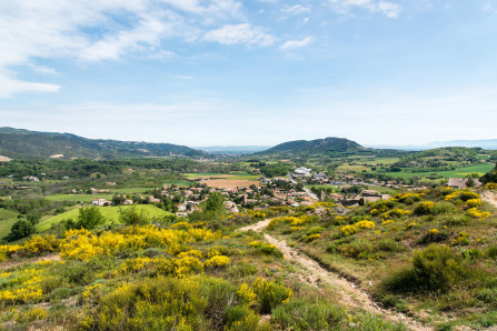 Randonnée entre Toulaud et le col des Ayes