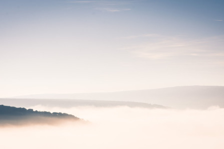 Route touristique des gorges – Belvédère du Serre de Tourre au petit matin