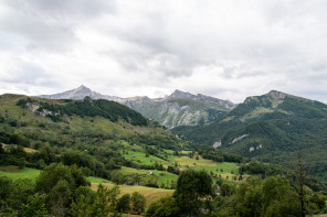 Vue depuis le gîte Maison Lacape