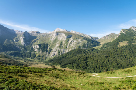 Vue du cirque du Litor depuis la route