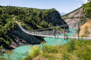 Randonnée du lac de Monteynard – Passerelle de l'Ebron