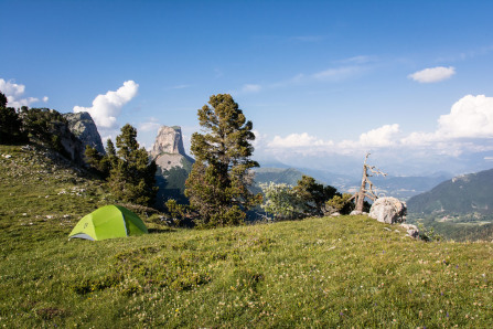 Trek autour des Hauts Plateaux – Bivouac au nord du pas de l'Aiguille