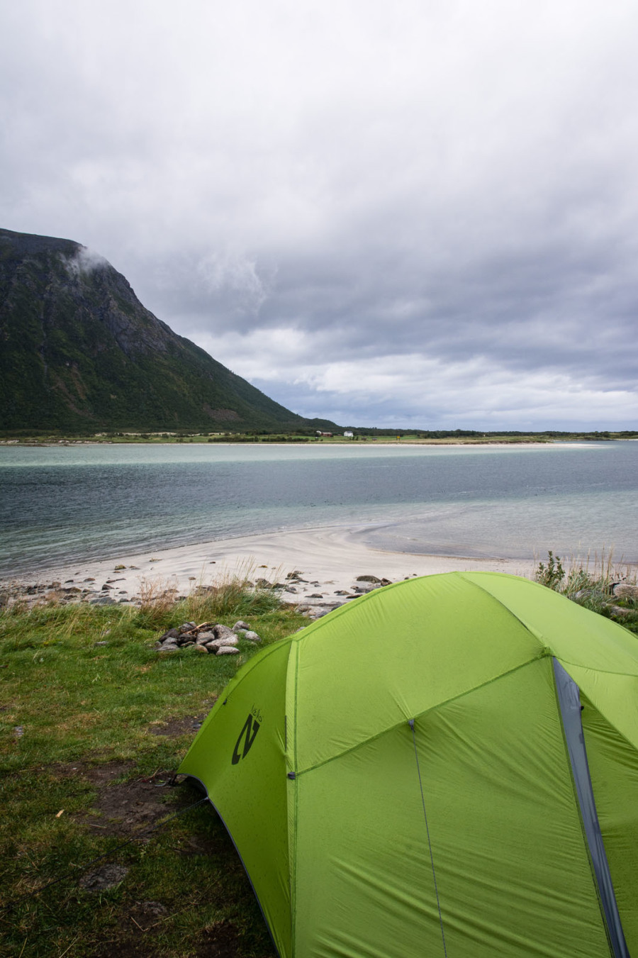 Camping sauvage à Strønstad