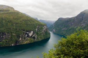 Vue du Geirangerfjord depuis Ørnevegen