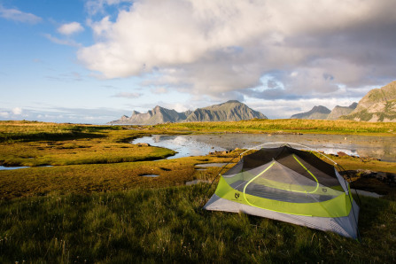 Camping sauvage à Fredvang