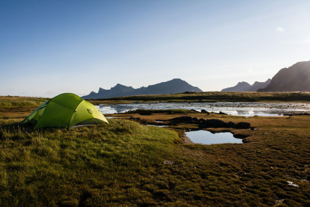 Camping sauvage à Fredvang