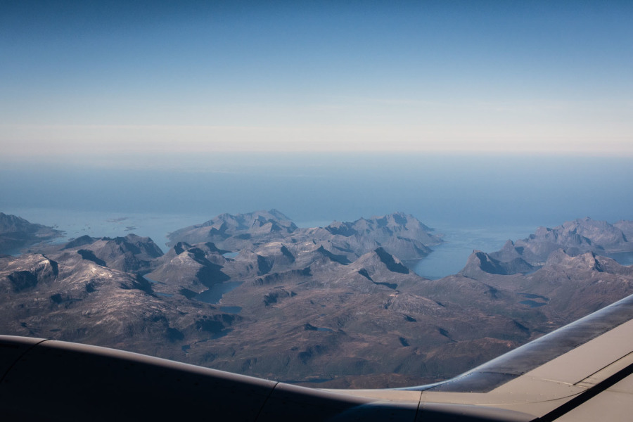 Senja vue du ciel