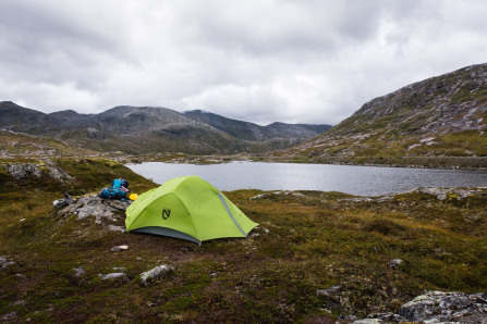 Camping sauvage sur la route de Sifjord