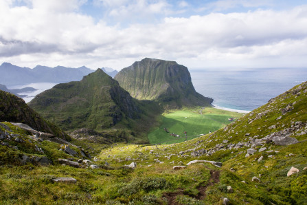 Randonnée de Mannen et Himmeltinden – Montée vers Himmeltinden