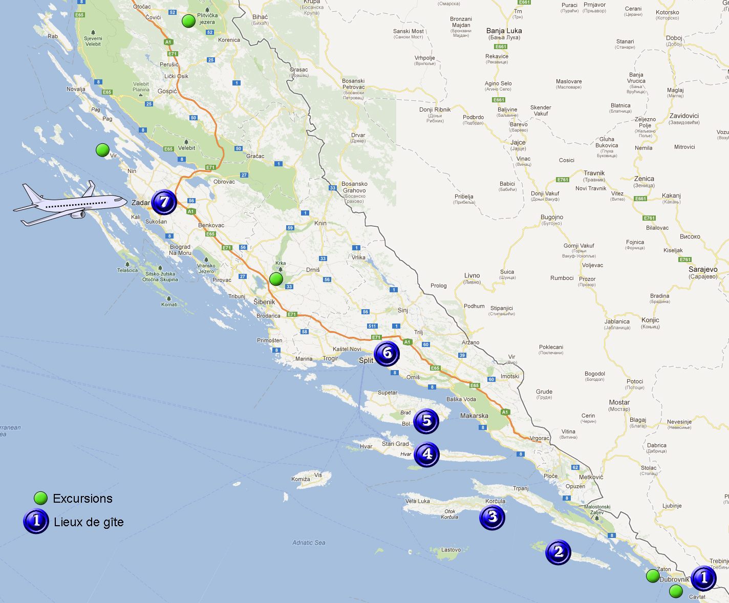 Destinations De Julie Récit Road Trip En Dalmatie