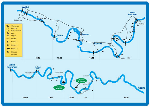 Parcours canoë