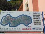 Carte de l'île de Lokrum Carte de l'île de Lokrum