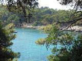 Côte à l'ouest de l'île de Lokrum Côte à l'ouest de l'île de Lokrum